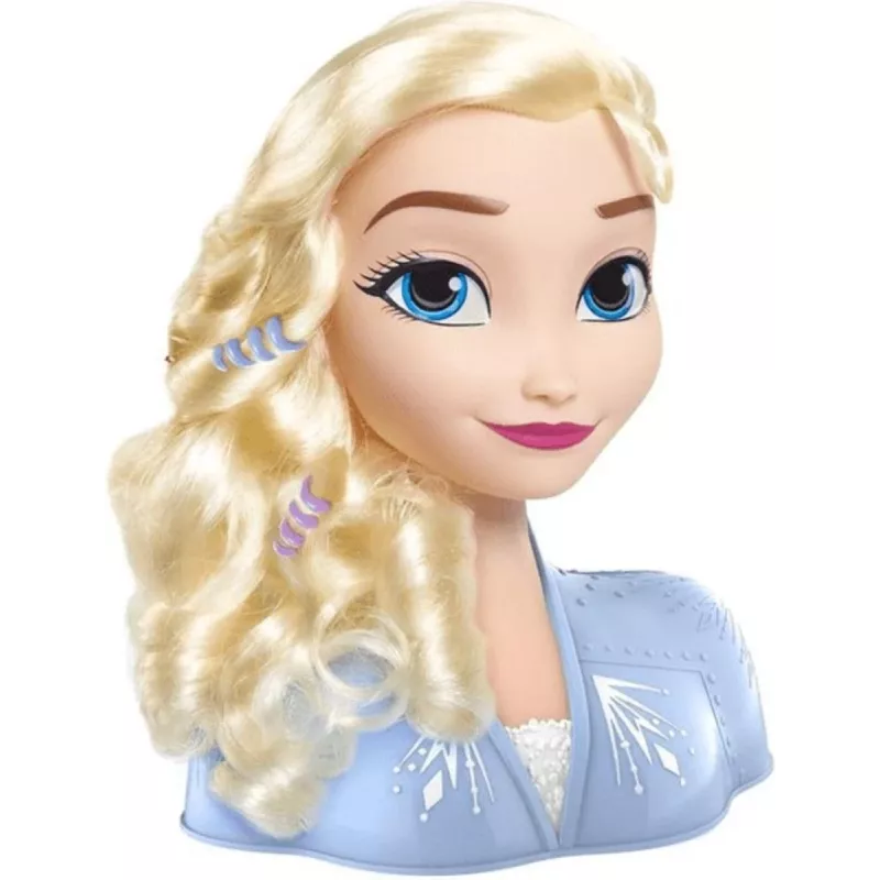 Just Play Disney Frozen 2 makiažo ir stiliaus lėlės galva, moteriška, nuo 3 metų, 120 mm, įvairiaspalvė