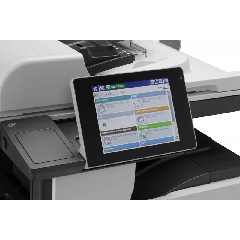 HP LaserJet Enterprise MFP M725dn daugiafunkcis įrenginys, lazerinis, nespalvotas, 1200 x 1200 DPI, A3, tiesioginis spausdinimas, juoda, pilka
