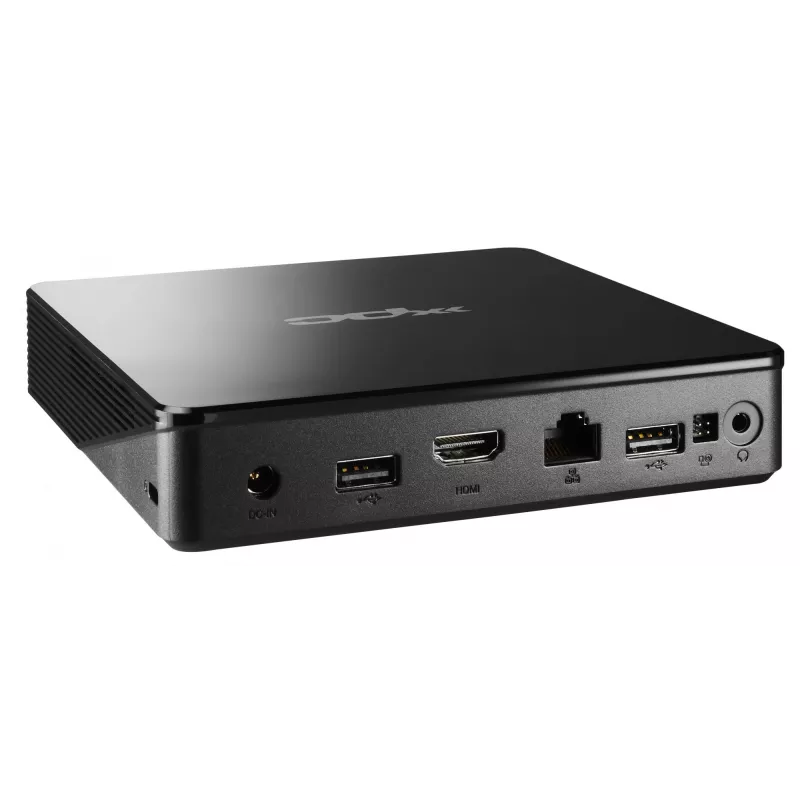 Shuttle XPC nano NS02EV2 Mini PC be aušintuvo, Rockchip RK3368, 2 GB DDR3L, 16 GB eMMC, Android 8.1, juodas