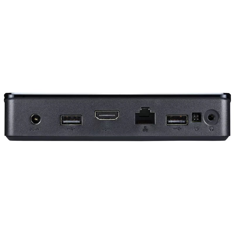 Shuttle XPC nano NS02EV2 Mini PC be aušintuvo, Rockchip RK3368, 2 GB DDR3L, 16 GB eMMC, Android 8.1, juodas