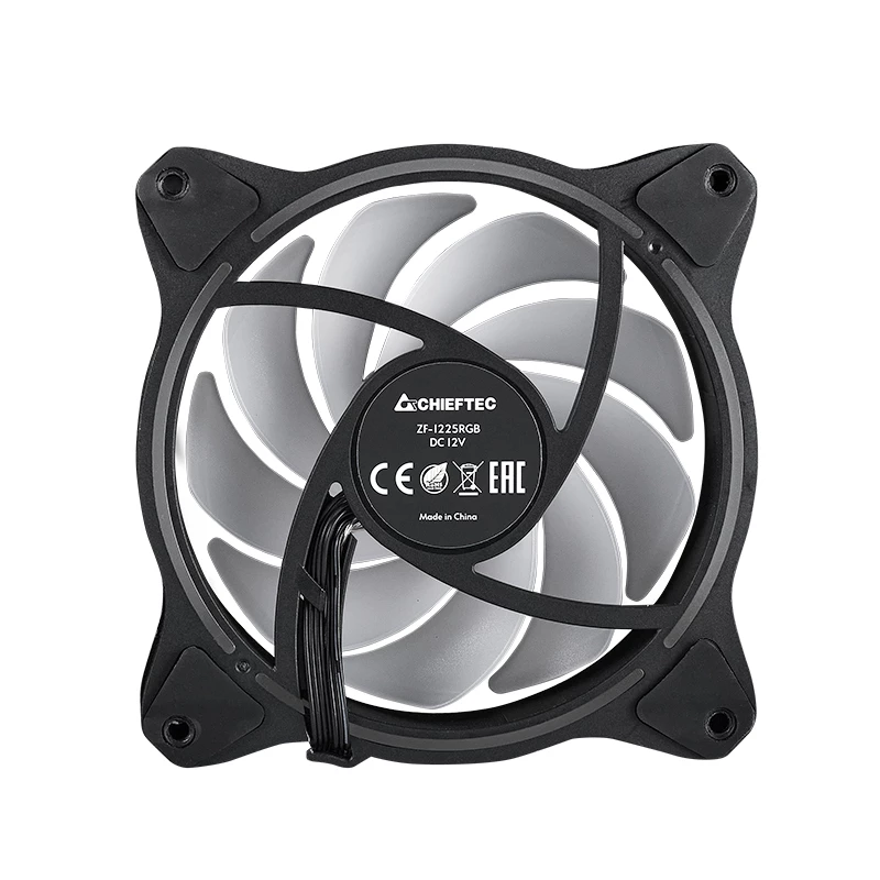 CHIEFTEC ZF-1425RGB 140 mm kompiuterio korpuso ventiliatorius, 600–1600 RPM, hidraulinis guolis, daugiaspalvis RGB