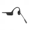 SHOKZ OpenComm2 2025 Upgrade belaidžiai kaulinio garso ausinės su triukšmą slopinančiu mikrofonu, USB-C, juodos spalvos