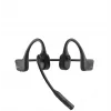 SHOKZ OpenComm2 2025 Upgrade belaidžiai kaulinio garso ausinės su triukšmą slopinančiu mikrofonu, USB-C, juodos spalvos