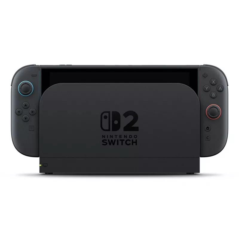 Žaidimų konsolė Nintendo Switch 2 juoda – 7,9 col. LCD 1920×1080, 120 Hz, 256 GB, 5220 mAh baterija, Wi‑Fi 6, Bluetooth, HDR10