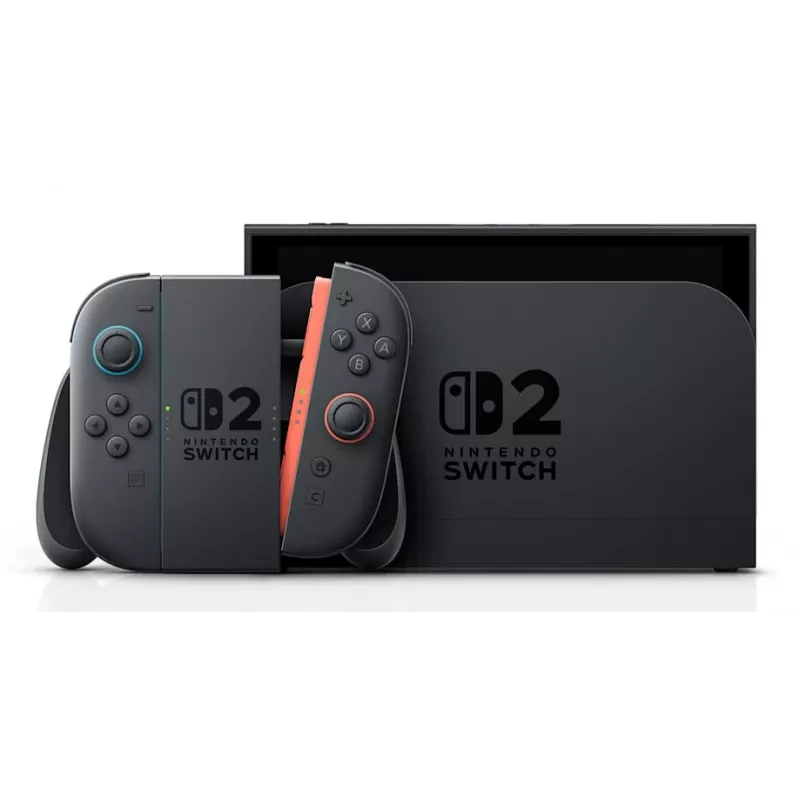 Žaidimų konsolė Nintendo Switch 2 juoda – 7,9 col. LCD 1920×1080, 120 Hz, 256 GB, 5220 mAh baterija, Wi‑Fi 6, Bluetooth, HDR10