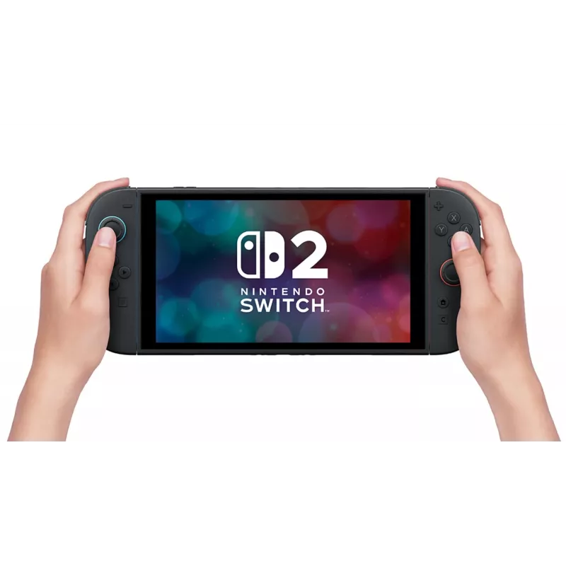 Žaidimų konsolė Nintendo Switch 2 juoda – 7,9 col. LCD 1920×1080, 120 Hz, 256 GB, 5220 mAh baterija, Wi‑Fi 6, Bluetooth, HDR10