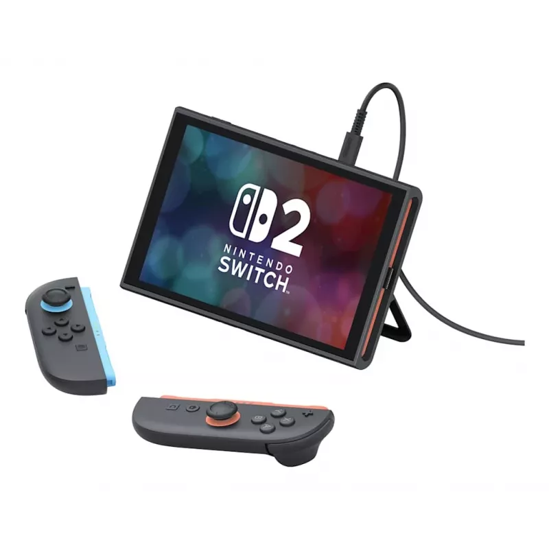 Žaidimų konsolė Nintendo Switch 2 juoda – 7,9 col. LCD 1920×1080, 120 Hz, 256 GB, 5220 mAh baterija, Wi‑Fi 6, Bluetooth, HDR10