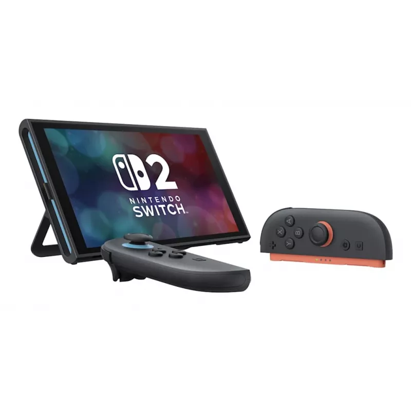 Žaidimų konsolė Nintendo Switch 2 juoda – 7,9 col. LCD 1920×1080, 120 Hz, 256 GB, 5220 mAh baterija, Wi‑Fi 6, Bluetooth, HDR10
