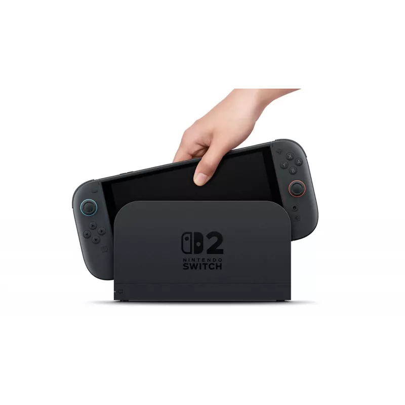 Žaidimų konsolė Nintendo Switch 2 juoda – 7,9 col. LCD 1920×1080, 120 Hz, 256 GB, 5220 mAh baterija, Wi‑Fi 6, Bluetooth, HDR10