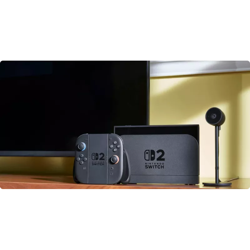 Žaidimų konsolė Nintendo Switch 2 juoda – 7,9 col. LCD 1920×1080, 120 Hz, 256 GB, 5220 mAh baterija, Wi‑Fi 6, Bluetooth, HDR10
