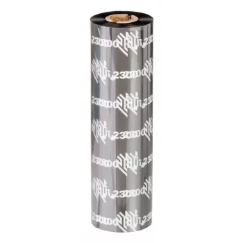 Zebra 2300 Wax terminė juosta 450 m Juoda