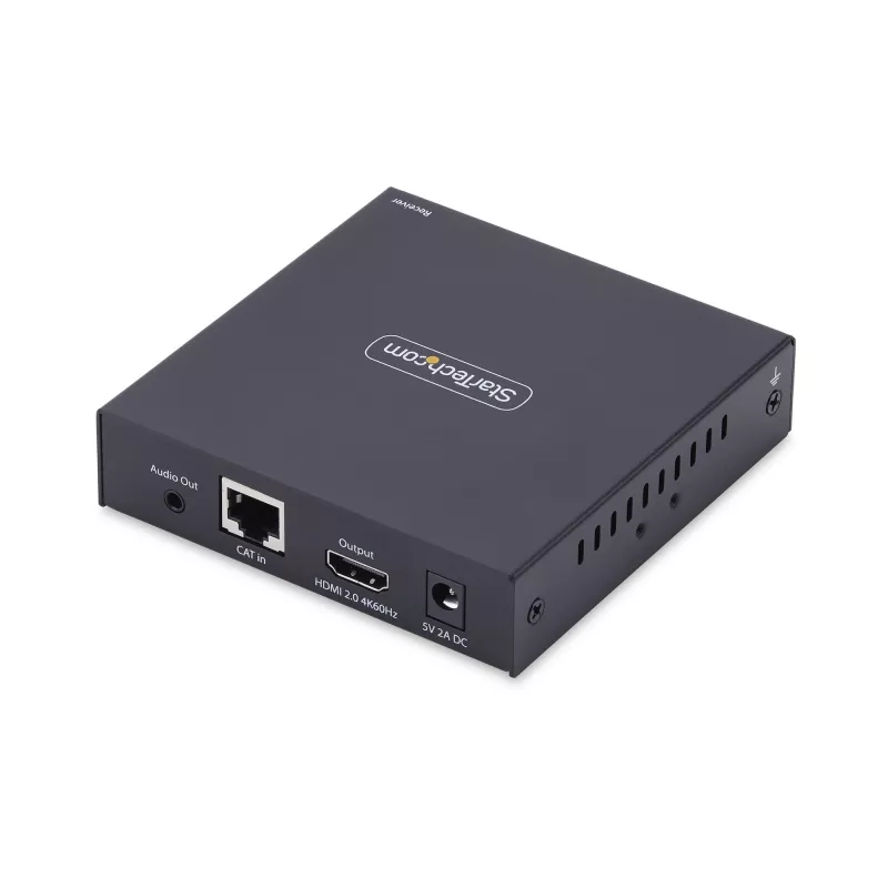 StarTech.com HDMI KVM imtuvas per IP tinklą, serijai IH2006, 4K 60Hz, be tvarkyklių, AVoIP, su montavimo rinkiniu, tik imtuvas