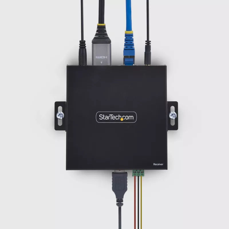 StarTech.com HDMI KVM imtuvas per IP tinklą, serijai IH2006, 4K 60Hz, be tvarkyklių, AVoIP, su montavimo rinkiniu, tik imtuvas