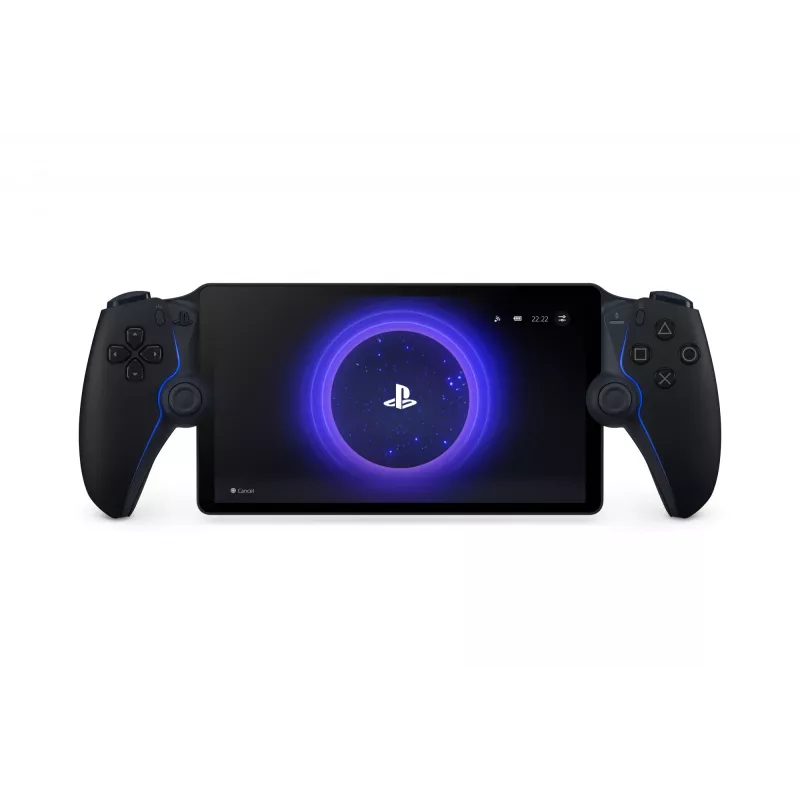 Nešiojamas nuotolinio žaidimo priedas Sony PlayStation 5 – juodas, LCD 8 colių (20,3 cm), 350×100×150 mm