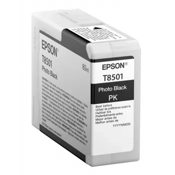 Epson T850100 Photo Black vienetinis kasetė, juoda, pigmentinis rašalas, 80 ml, 1 vnt.