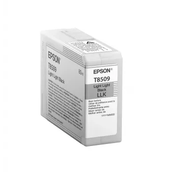 Epson Singlepack Light Light Black T850900, šviesiai šviesiai juoda, pigmentinis rašalas, 80 ml, 1 vnt.