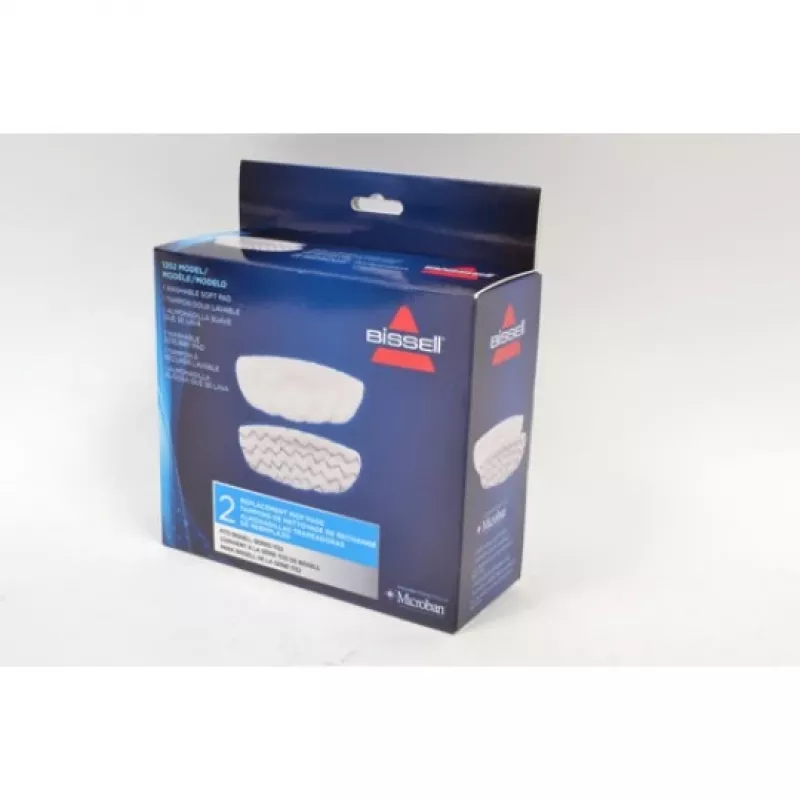 Bissell Vac & Steam – valymo pagalvėlės, baltos, 2 vnt., dėžutėje
