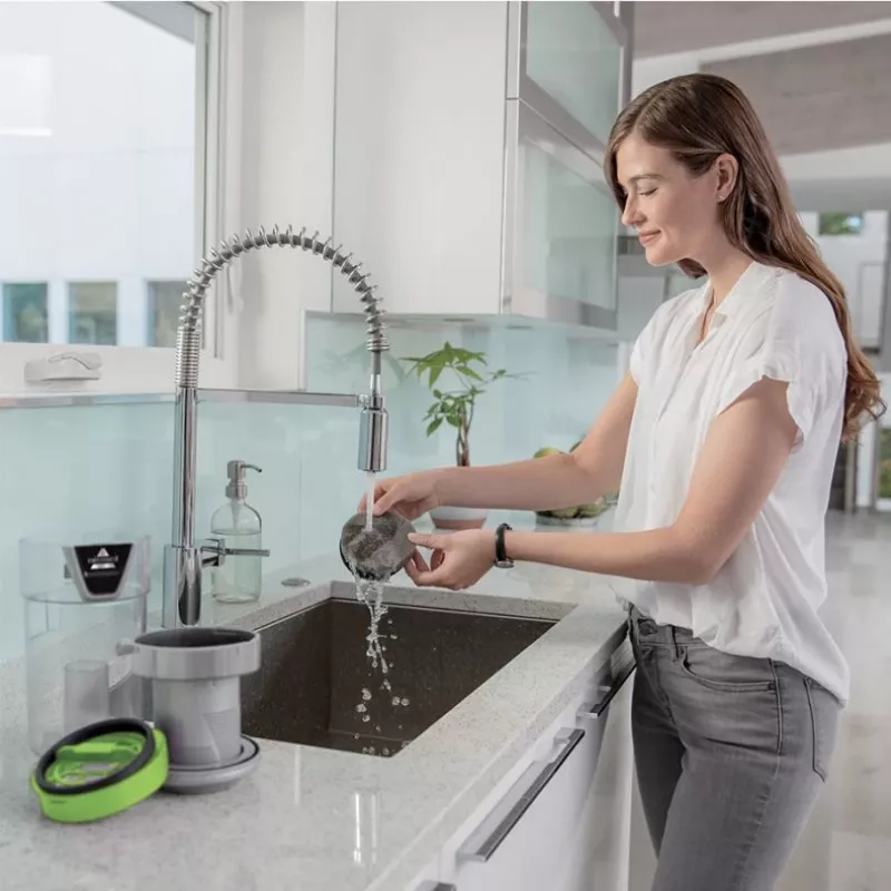 Bissell Multireach Active Pet Odor Management filtras, išankstinis filtras, lazdelinis dulkių siurblys, juoda, mėlyna, Bissell, MultiReach Active 21V, 100 mm