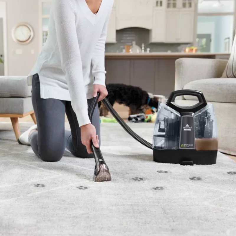 Bissell SpotClean Pet Plus šlapio ir sauso valymo mašina, juoda, permatoma