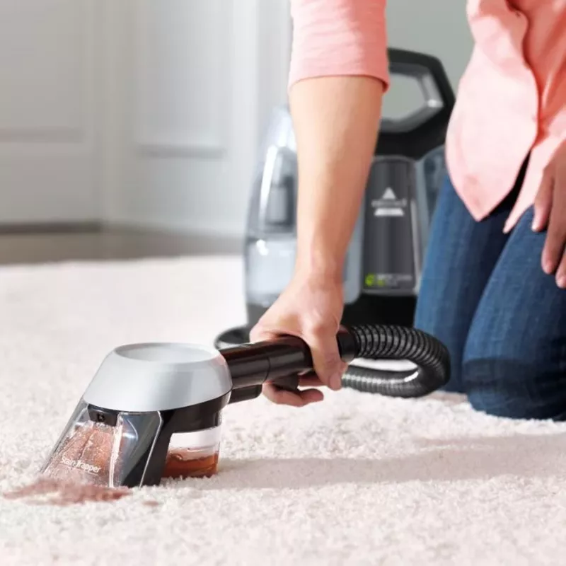 Bissell SpotClean Pet Plus šlapio ir sauso valymo mašina, juoda, permatoma