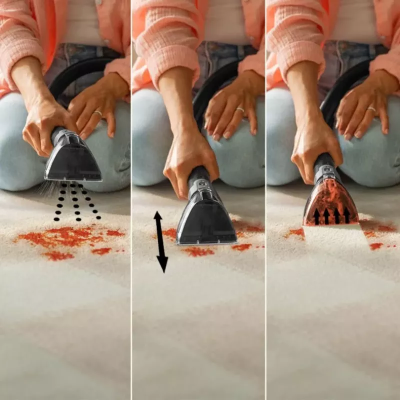 Bissell SpotClean C9 Pro nešiojamas kilimų valytuvas, juodas