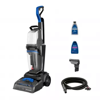 Bissell PowerWash HydroSteam vaikščiojamas giluminis kilimų ploviklis, juoda, mėlyna, titano