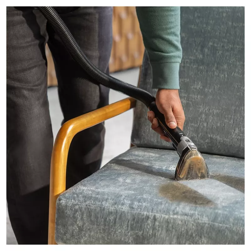Bissell PowerWash HydroSteam vaikščiojamas giluminis kilimų ploviklis, juoda, mėlyna, titano