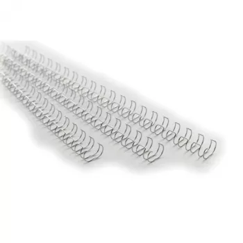 GBC Binding Wires MultiBind 8mm, sidabriniai, 130 lapų, A4, 187 mm, 88 mm, 100 vnt.
