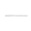 GBC Binding Wires MultiBind 8mm, sidabriniai, 130 lapų, A4, 187 mm, 88 mm, 100 vnt.