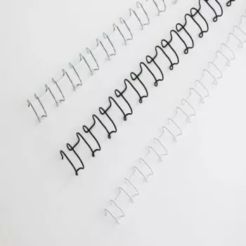 GBC Binding Wires MultiBind 6mm, juodi, 130 lapų, A4, 169 mm, 81 mm, 100 vnt.