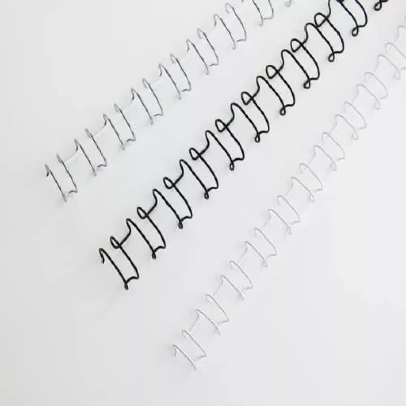 GBC Binding Wires MultiBind 12mm, juoda, 130 lapų, A4, 284 mm, 126 mm, 100 vnt.