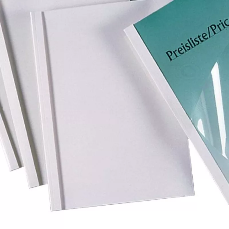 GBC Thermal Binding Covers Standard A4 3mm, A4, Popierius, Balti, 30 lapų, 210 mm, 297 mm