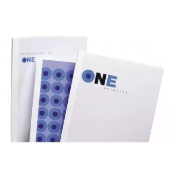 GBC Standard Thermal Binding Covers 40mm White (50) A4 PVC Balti 50 vnt.