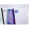 GBC LinenWeave terminiai viršeliai 3 mm juodi (100 vnt.), A4, PVC