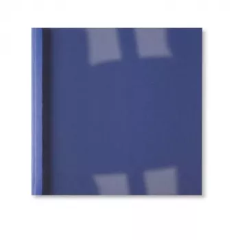 GBC LinenWeave terminiai viršeliai 3mm mėlyni (100 vnt.), A4, PVC, mėlyni, 30 lapų
