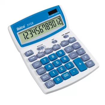 Stalinis skaičiuotuvas Rexel Ibico 212X, 12 skaitmenų