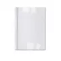 GBC LeatherGrain terminiai viršeliai 1,5 mm balti (100 vnt.), A4, PVC, permatomi, balti, matiniai, 15 lapų, 1,5 mm