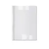 GBC LeatherGrain terminiai viršeliai 3mm balti (100 vnt.), A4, PVC, matiniai, 30 lapų
