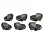 Ausinių pagalvėlių ir žiedų rinkinys POLY Voyager 6200 Medium Eartips Juoda