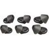 Ausinių pagalvėlių ir žiedų rinkinys POLY Voyager 6200 Medium Eartips Juoda