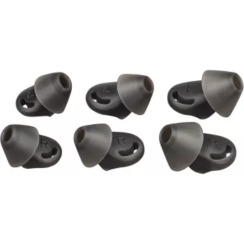 Ausinių pagalvėlių ir žiedų rinkinys POLY Voyager 6200 Medium Eartips Juoda