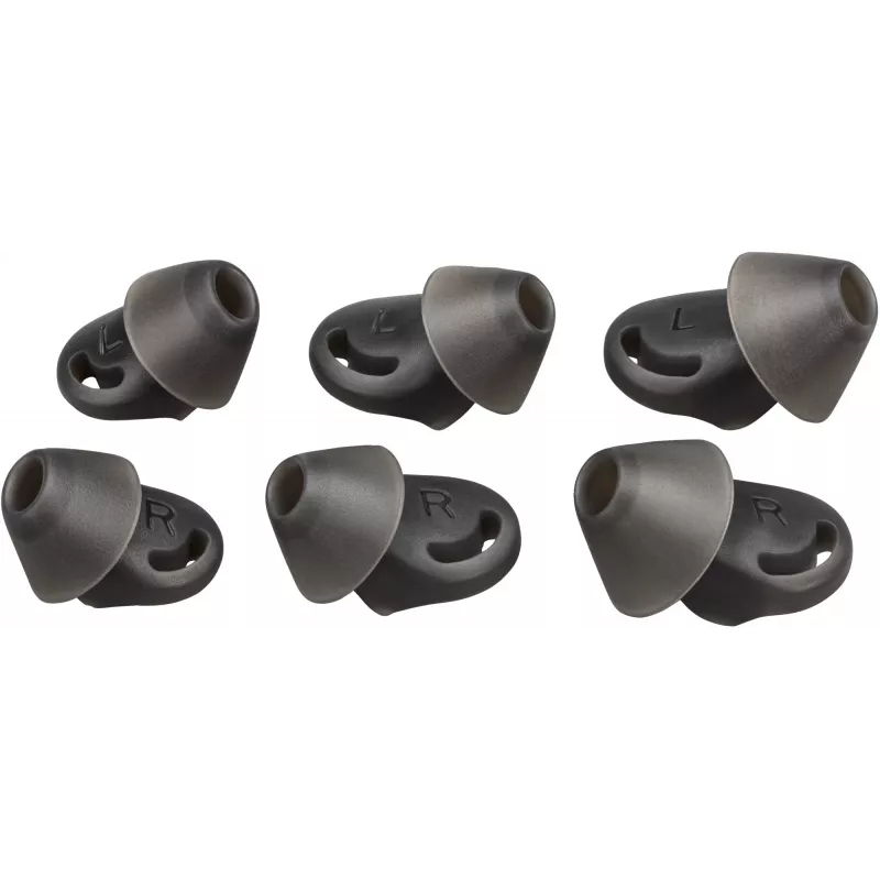 Ausinių pagalvėlių ir žiedų rinkinys POLY Voyager 6200 Medium Eartips Juoda