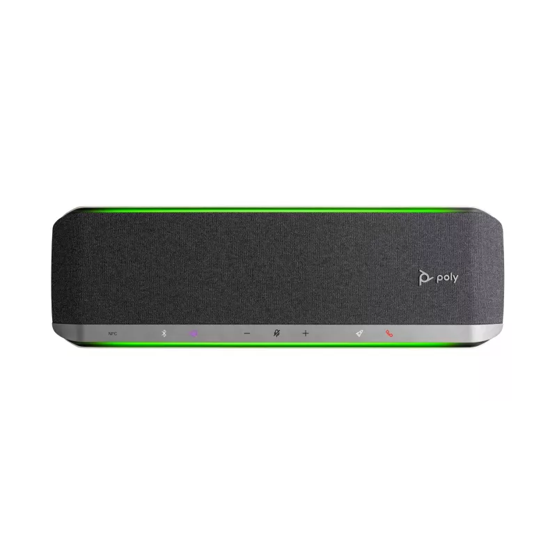 HP Poly Sync 60 garsiakalbių sistema su mikrofonu, sertifikuota Microsoft Teams, sidabrinė