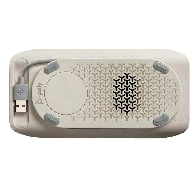 HP Poly Sync 20 USB-A garsiakalbis su mikrofonu, PC, sidabrinis, 0,715 m, IP64, Windows 10, Windows 11, MacOS