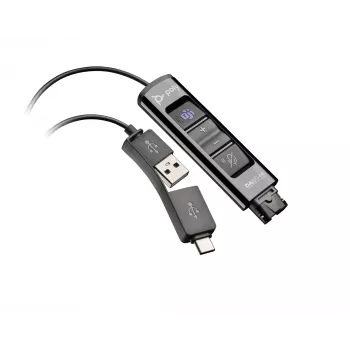 HP Poly DA85-M USB į QD adapteris, juodas, TAA
