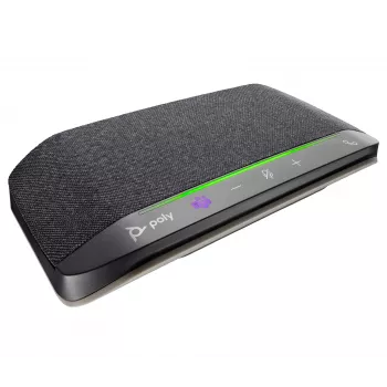 HP Poly Sync 10 garsiakalbė su mikrofonu, sertifikuota Microsoft Teams, sidabrinė, 0.715 m, IP64, Windows 10, Windows 11, MacOS