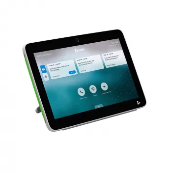 HP Poly TC10 White Glass Mount – vaizdo skambučių valdiklis su stiklo montavimo rinkiniu