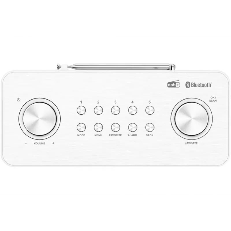 Kenwood CR-ST80DAB-W radijo imtuvas asmeninis skaitmeninis baltas