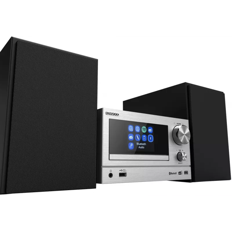 Kenwood M-7000S Namų audio mini sistema 30 W Sidabrinė