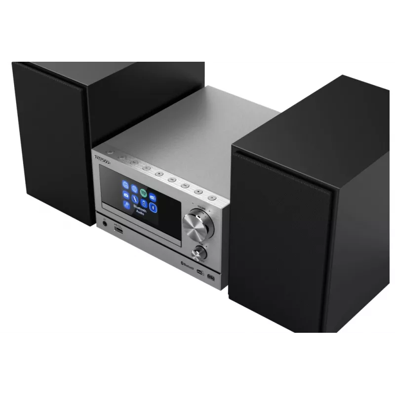 Kenwood M-7000S Namų audio mini sistema 30 W Sidabrinė